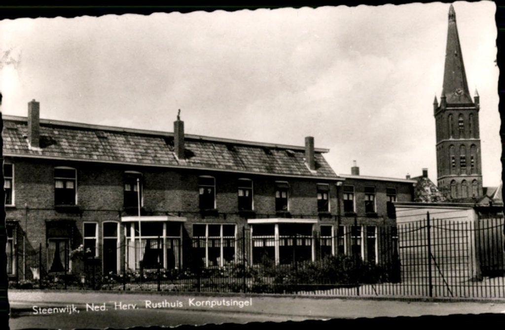 steenwijk, kvr5-496 n.h. rusthuis, Verzenden, 1960 tot 1980, Gelopen, Overijssel