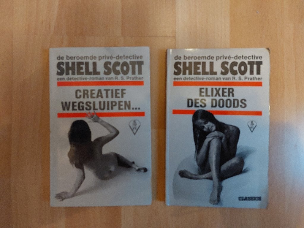 2 boeken Shell Scott, Boeken, Detectives, Zo goed als nieuw, Ophalen of Verzenden