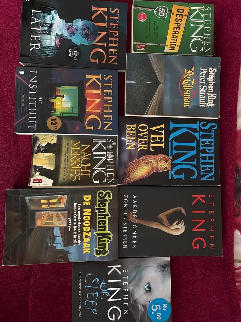 Stephen King Boeken Collectie, Boeken, Ophalen of Verzenden, Gelezen, Nederland
