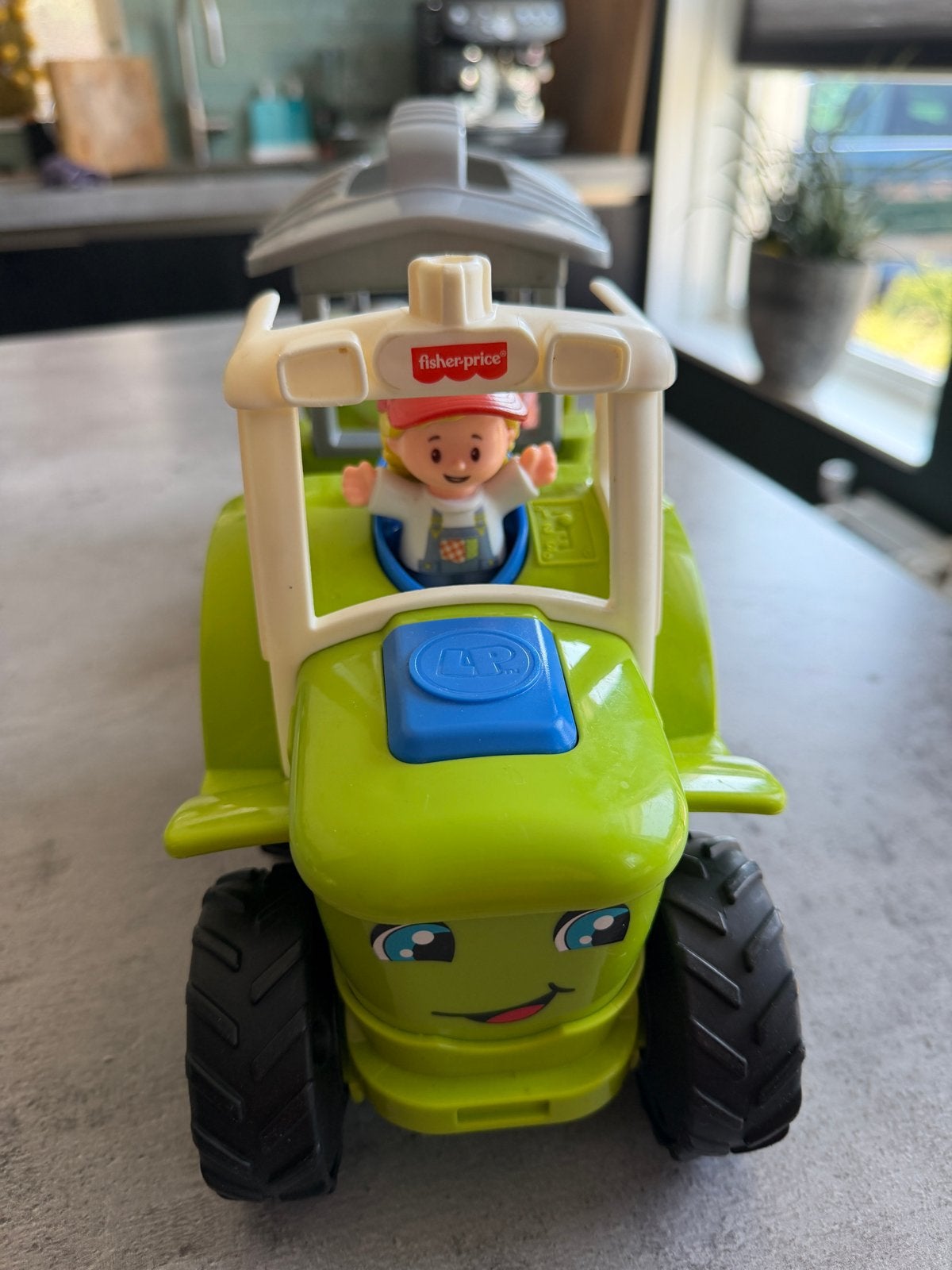 Fisher-Price tractor met aanhanger en dieren, Kinderen en Baby's, Speelgoed | Fisher-Price, Ophalen, Gebruikt, Auto of Voertuig