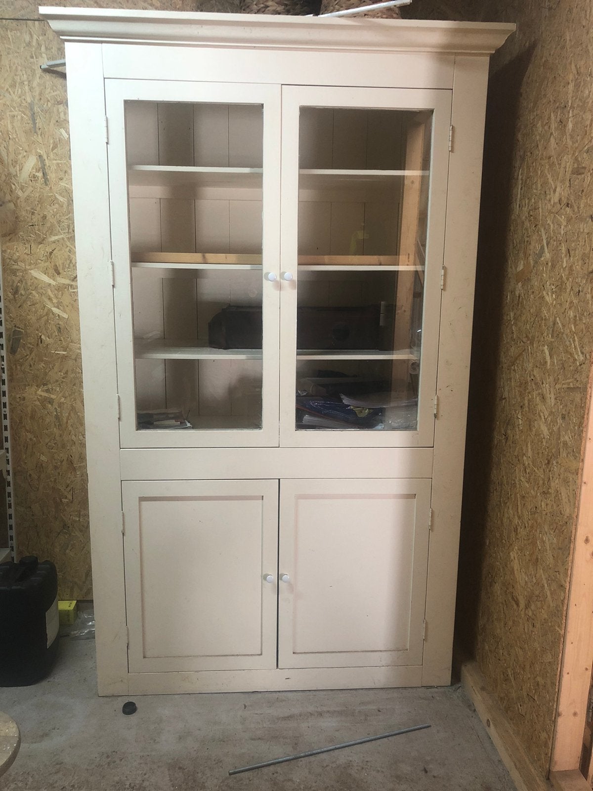 Grote service kast massief hout, Huis en Inrichting, Ophalen, Gebruikt, 200 cm of meer, 150 tot 200 cm