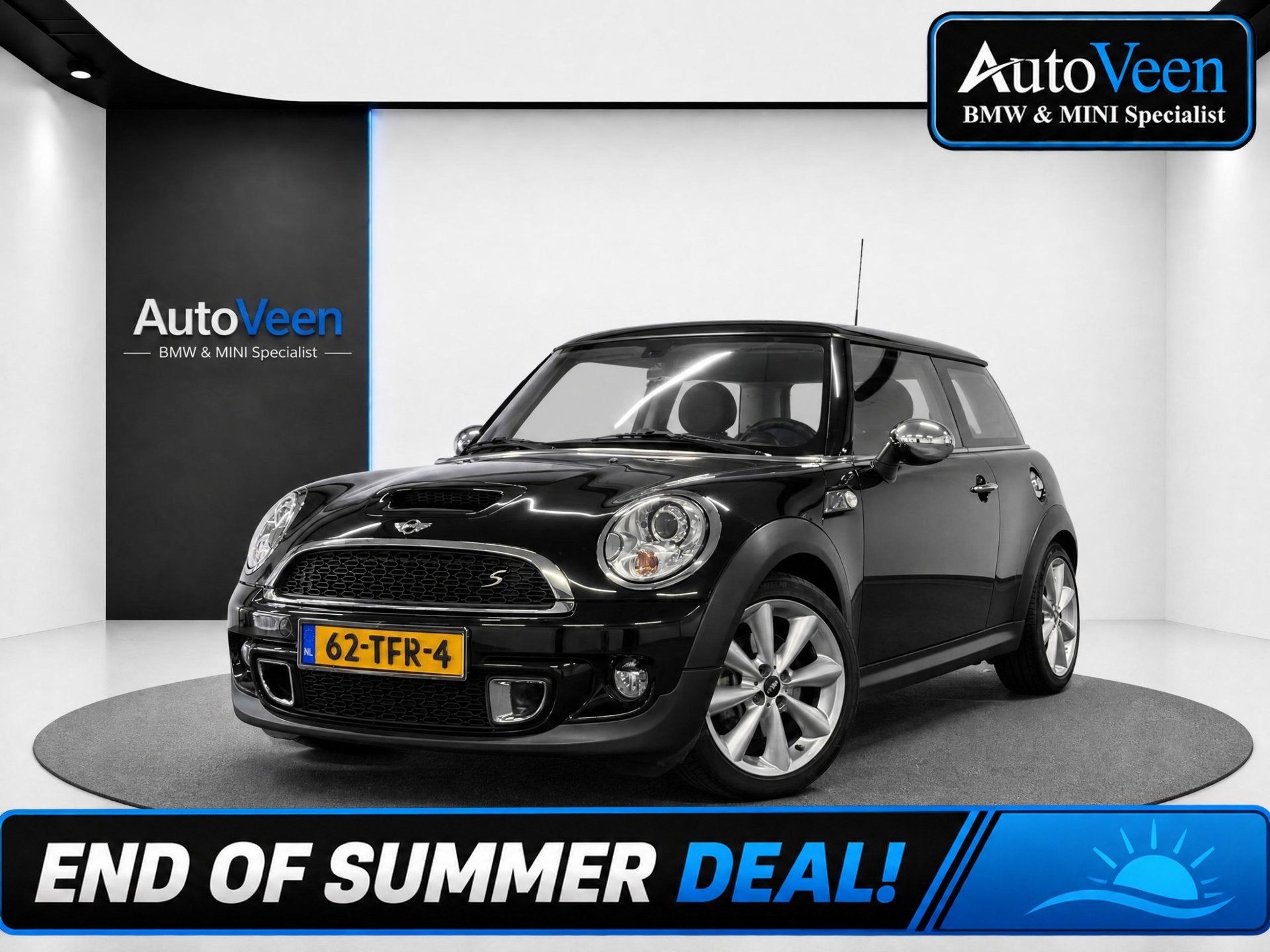 Mini 3-Deurs 1.6 Cooper S 10 Years II (LEDER, NAVI, PARKEERS, Auto's, Voorwielaandrijving, Euro 5, Gebruikt, 4 cilinders