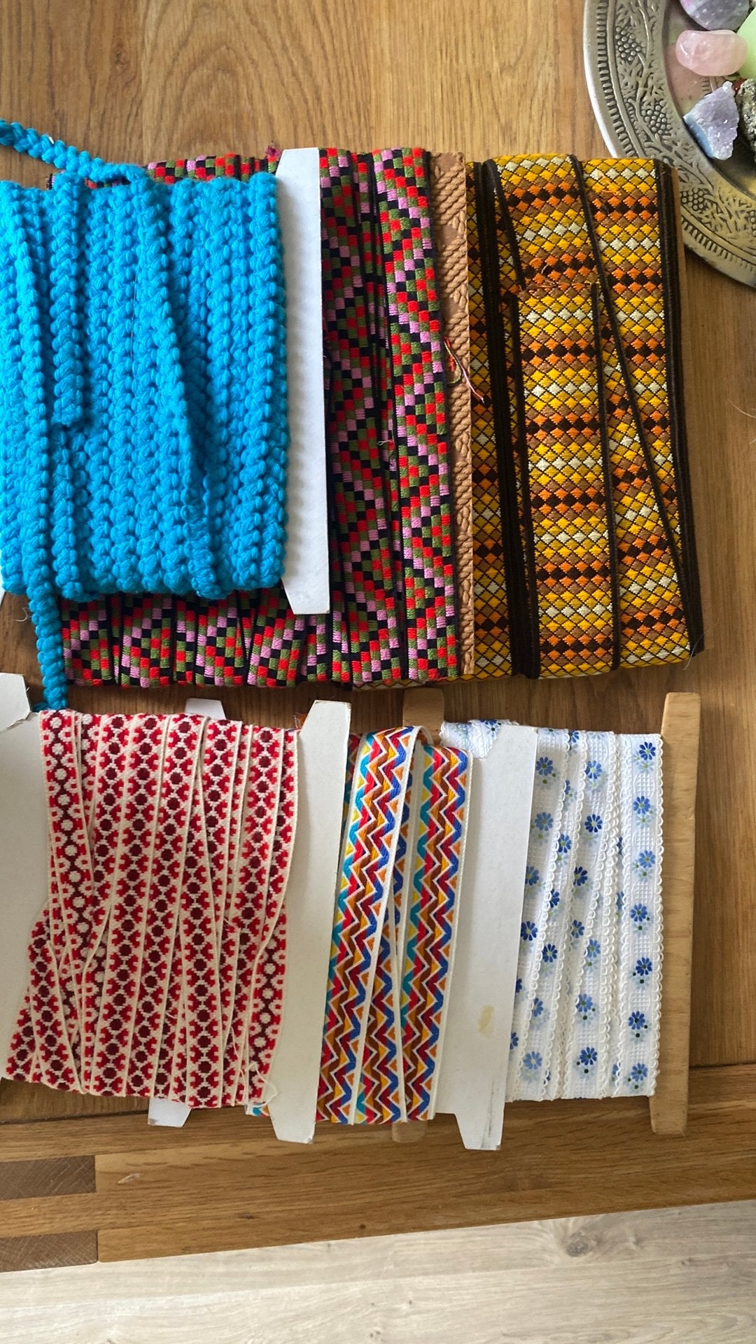Diverse ksnten banden., Hobby en Vrije tijd, Naaien en Fournituren, Ophalen of Verzenden, Zo goed als nieuw, Knoop of Knopen