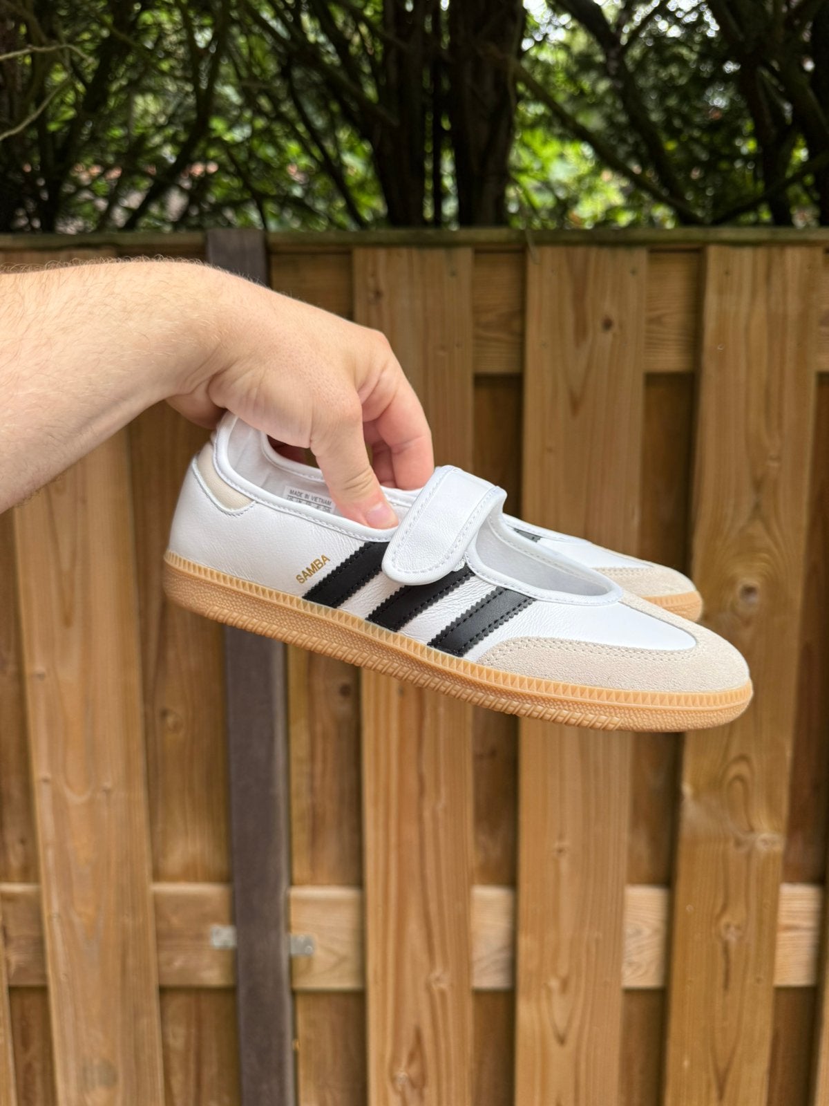 ADIDAS samba jane/DAMES /klitteband/wit/MAAT 38 2/3., Ophalen, Wit, Nieuw, Sneakers of Gympen