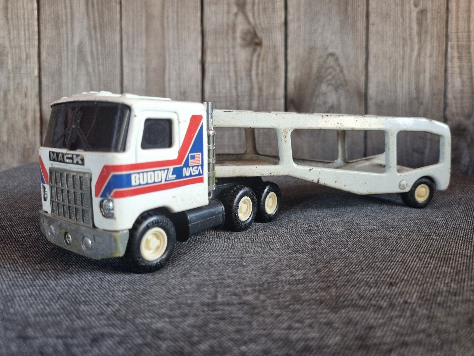 Vintage Buddy L Mack NASA Car Transporter, Verzamelen, Ophalen of Verzenden, Gebruikt