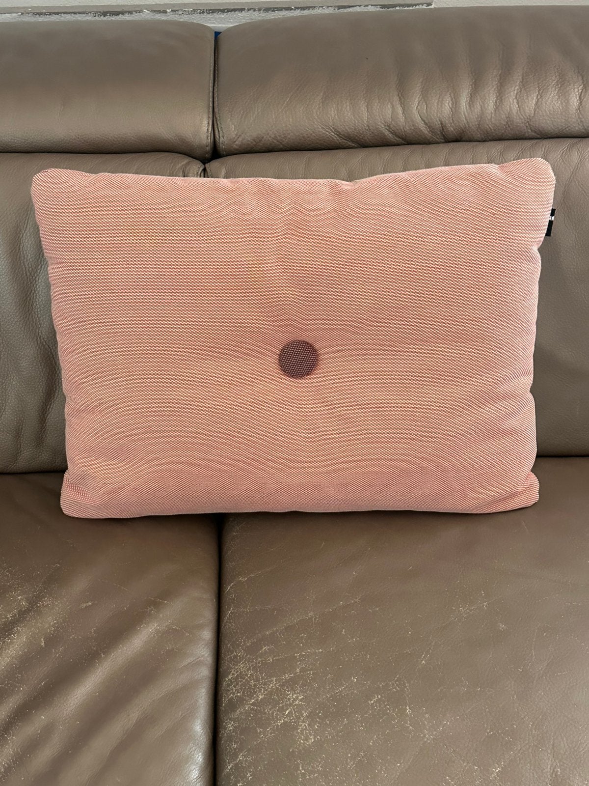 Hay sierkussen kussen roze, Ophalen of Verzenden, Zo goed als nieuw, Roze, Vierkant