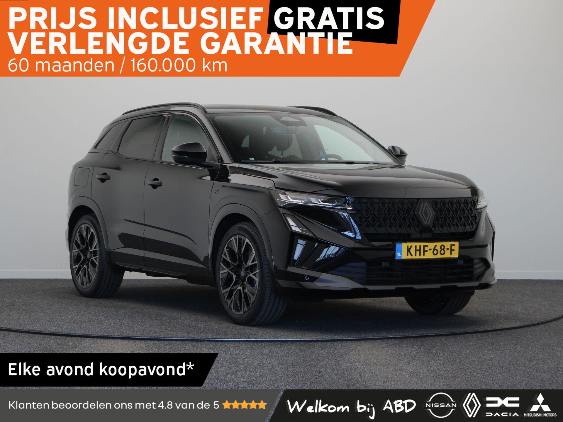 Renault Austral 1.2 E-Tech full hybrid 200 esprit Alpine | S, Auto's, Euro 6, 1199 cc, 2 kWh, Zwart