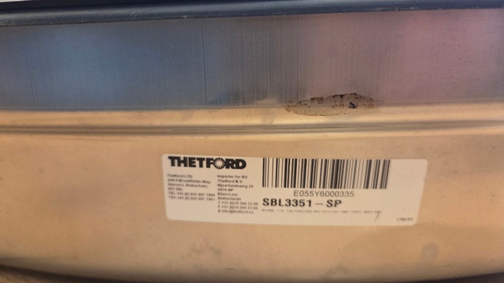 Thetford Basic Line 33 Rechter Wasbak met Kraan, Caravans en Kamperen, Ophalen of Verzenden, Gebruikt