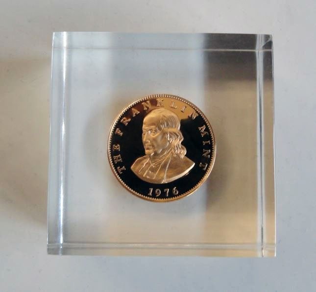 Penning Benjamin Franklin Presse Papier 1976, Verzenden, Overige materialen, Buitenland