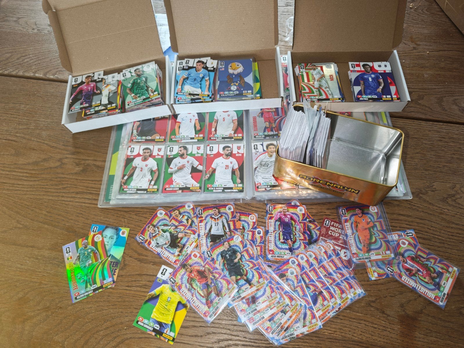 panini fifa 2026 adrenalyn WK, Ophalen of Verzenden, Zo goed als nieuw, Meerdere plaatjes