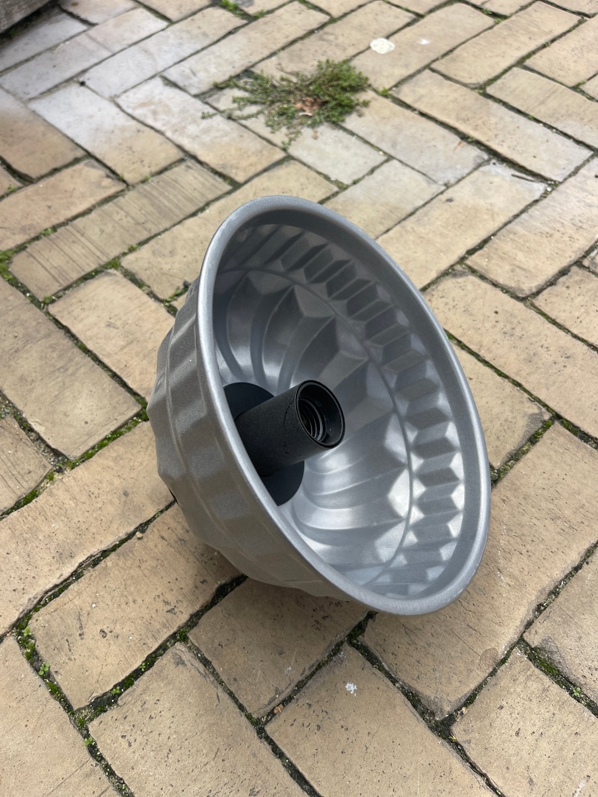 5 unieke hanglampen van bakvorm - E27 fitting, Ophalen of Verzenden, Zo goed als nieuw, Metaal, E27 (groot)