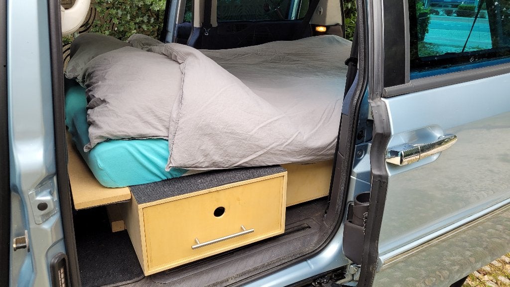 Kampeeruitrusting, mini Camper, bouw je auto om tot camper!, Ophalen, Zo goed als nieuw
