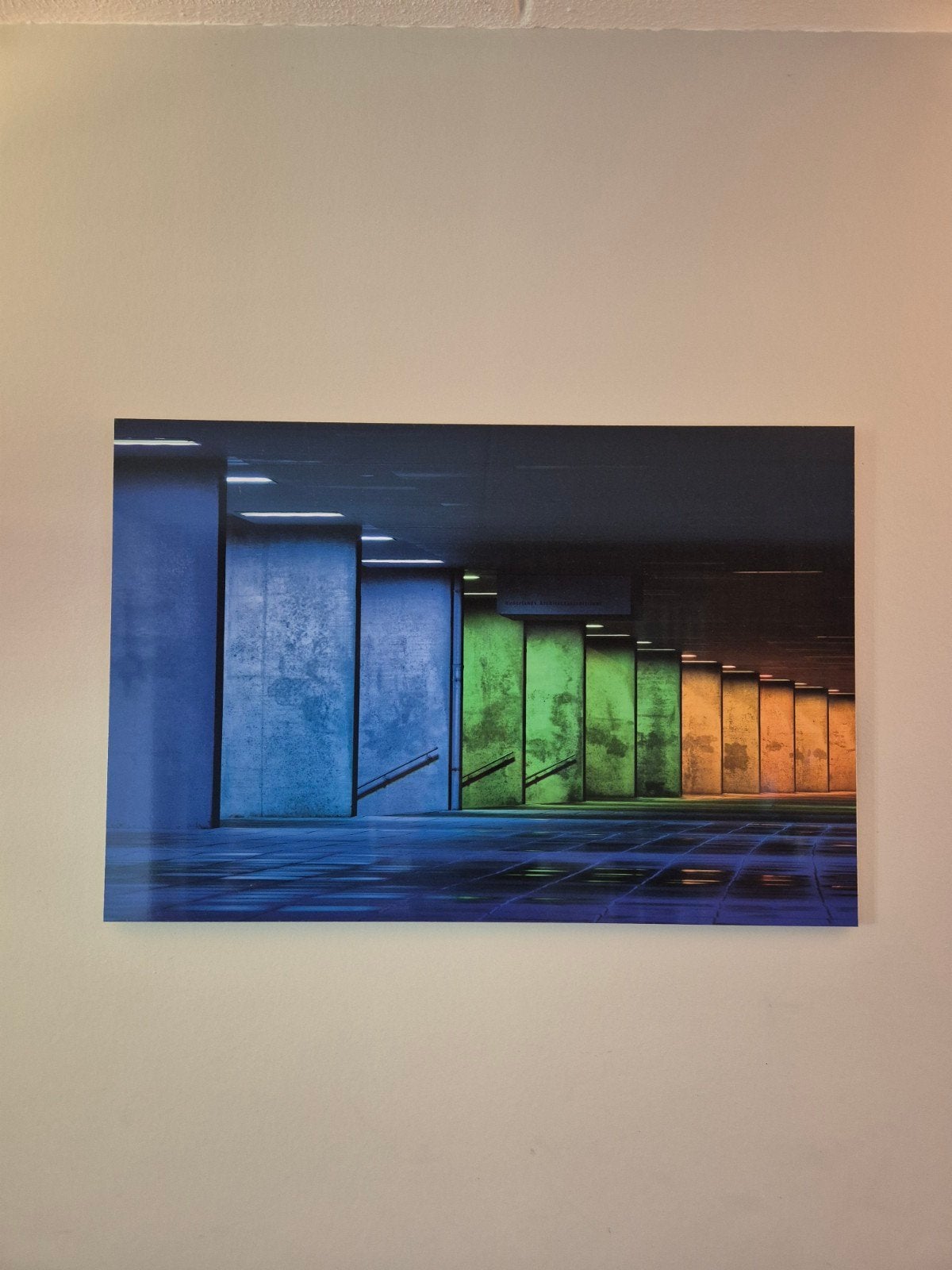 Foto op dibond - 90 x 60 cm - Zo goed als nieuw, Ophalen, 50 – 75, Zo goed als nieuw, 75 tot 100 cm