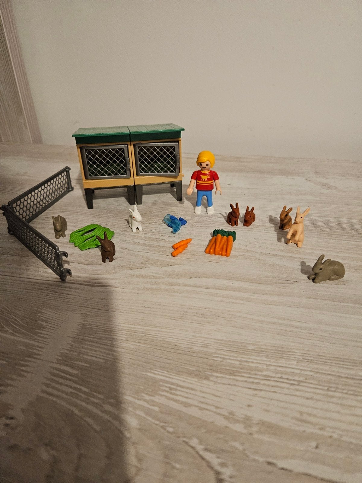 Playmobil Konijnenhok met buitenren - 6140, Kinderen en Baby's, Complete set, Overige typen, Ophalen of Verzenden, Zo goed als nieuw