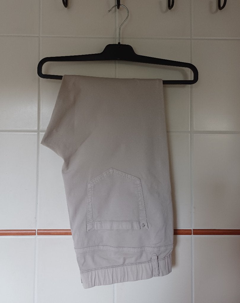 STARK zandkleurige damesbroek, model Janna 72, maat 46, Overige kleuren, Stark, Maat 46/48 (XL) of groter, Ophalen of Verzenden