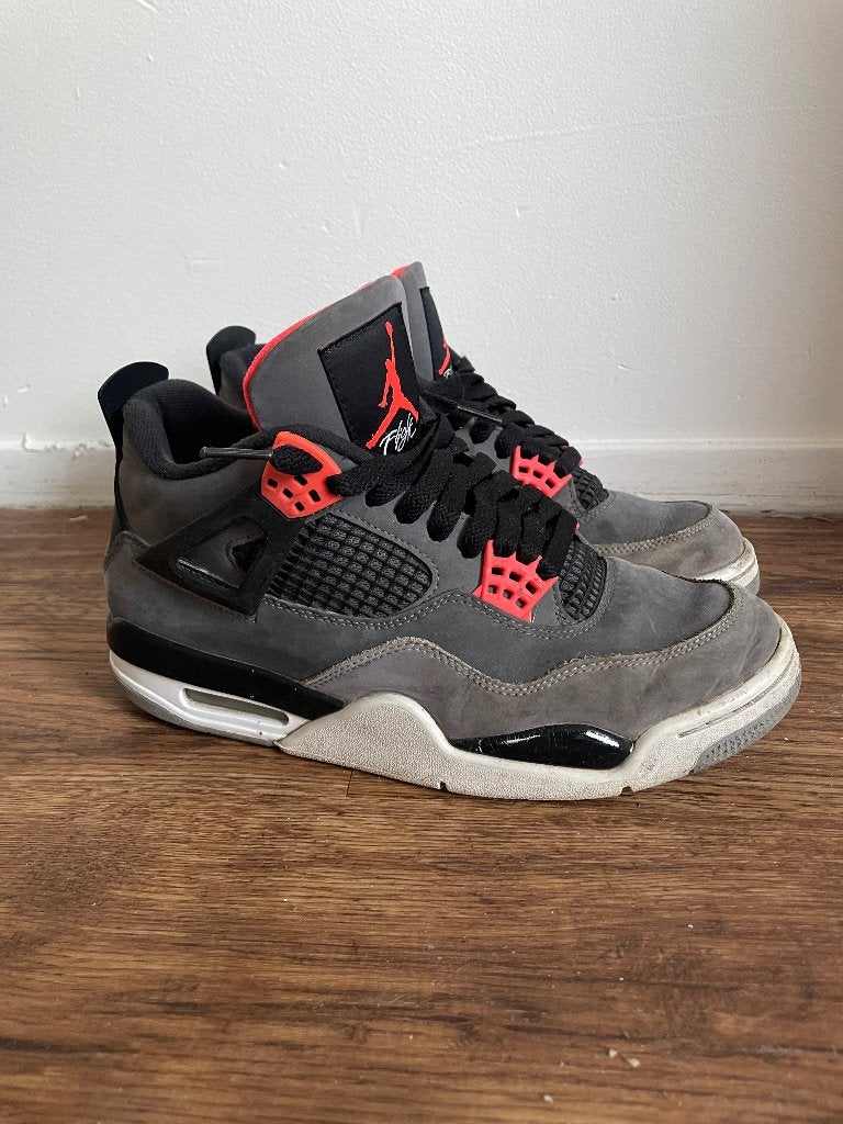 Nike Air Jordan 4 Infrared, Ophalen, Gedragen, Nike Air Jordan, Sportschoenen