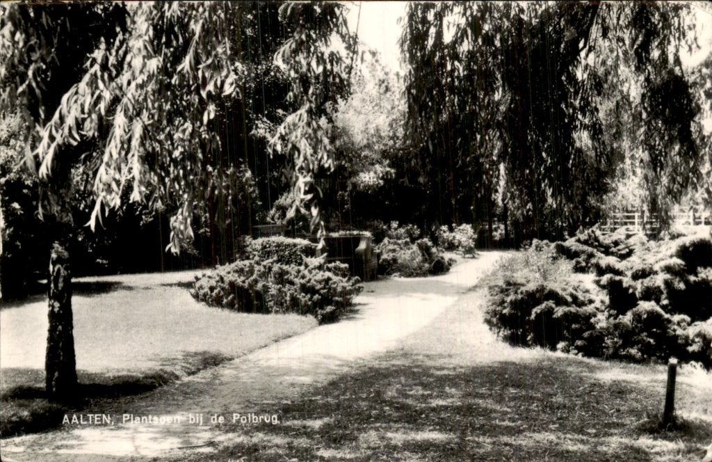 Aalten - Plantsoen - bij de Polbrug, Ophalen of Verzenden, 1960 tot 1980, Gelopen, Gelderland