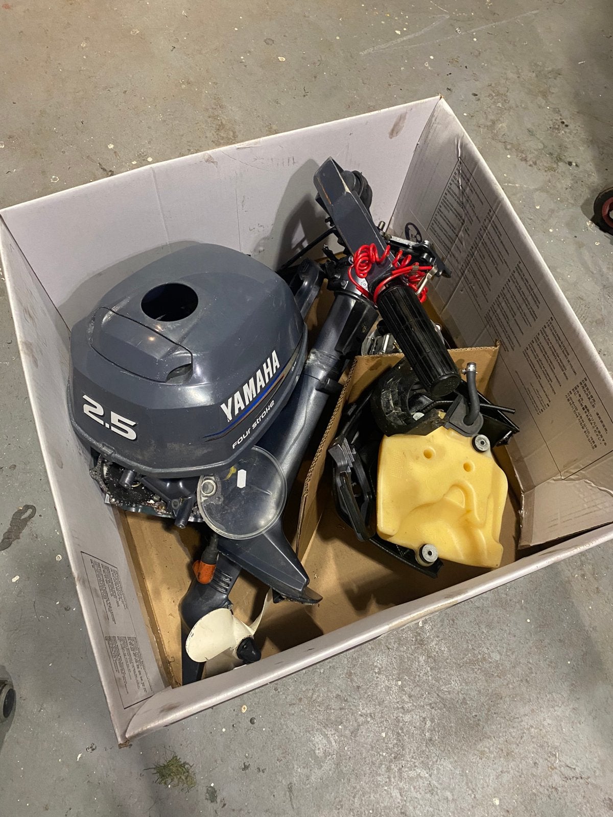 Yamaha 2,5 pk fourstroke kortstaart in onderdelen, Ophalen of Verzenden, ., ., .