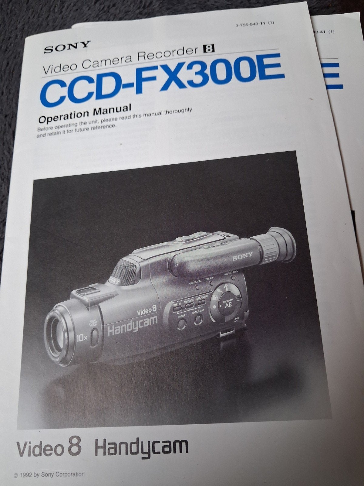 Sony CCD-FX300E Video Camera Recorder 8 Handleidingen, Gebruikt, Overige typen, Overige soorten, Ophalen of Verzenden
