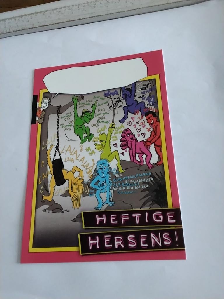 HEFTIGE  HERSENS! MARK MIERAS, JAN BART DIEPERINK, Ophalen of Verzenden, Sterren en Beroemdheden