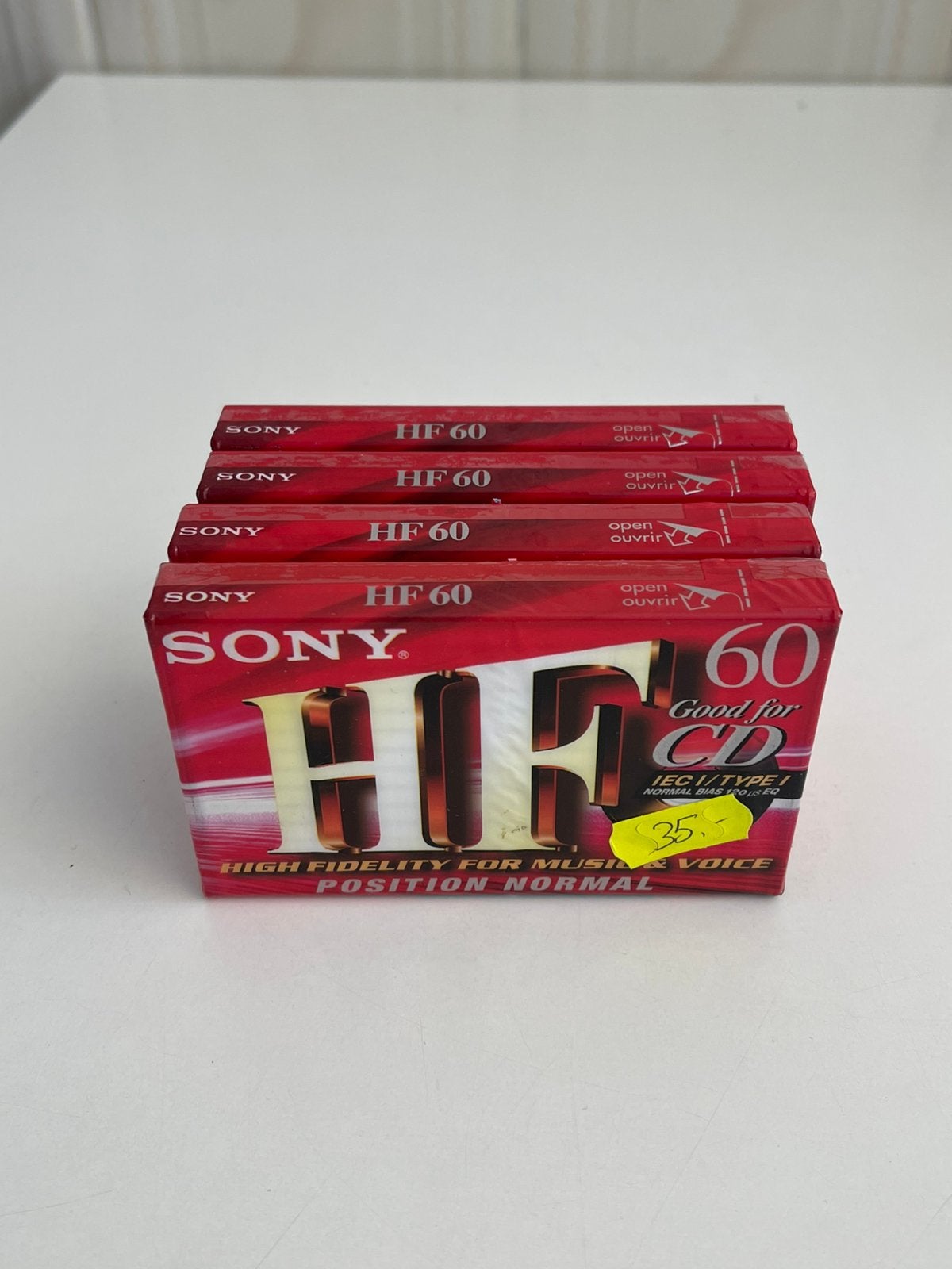Sony HF 60, Ophalen of Verzenden, Zo goed als nieuw, Overige genres, 2 t/m 25 bandjes