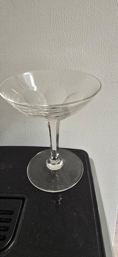 4x Val Saint Lambert champagne-/cocktailglazen, Antiek en Kunst, Antiek | Glas en Kristal, Ophalen