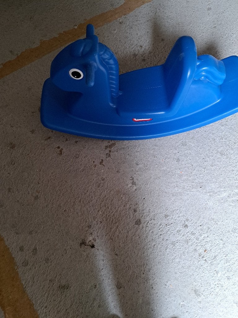 Hobbelpaard plastic, Ophalen, Zo goed als nieuw