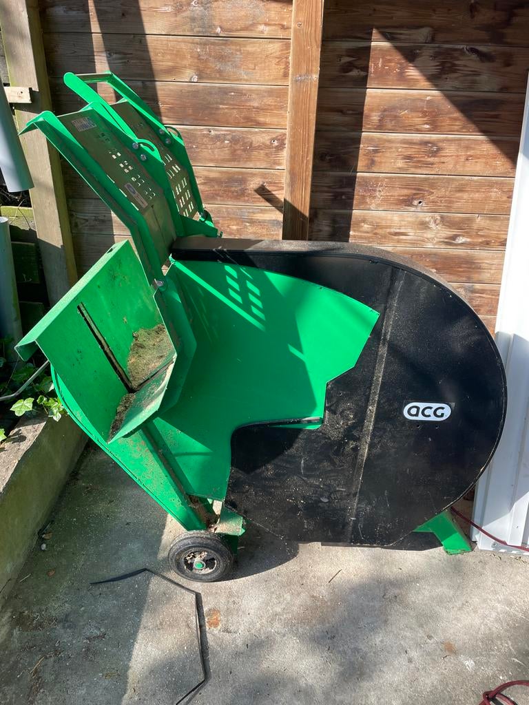 Goed werkende ACG wipzaag, Tuin en Terras, Kloofmachines, Ophalen, Gebruikt, Elektrisch, Liggend