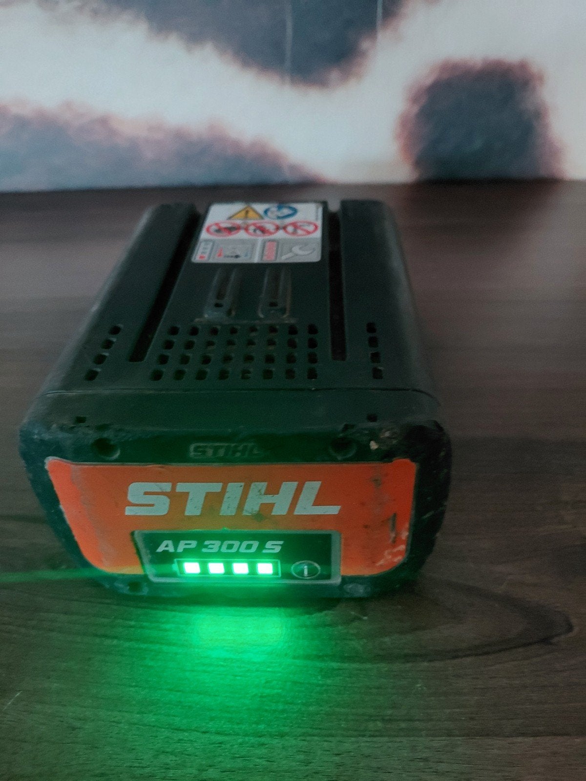 Stihl AP 300 S Accu, Ophalen, Gebruikt