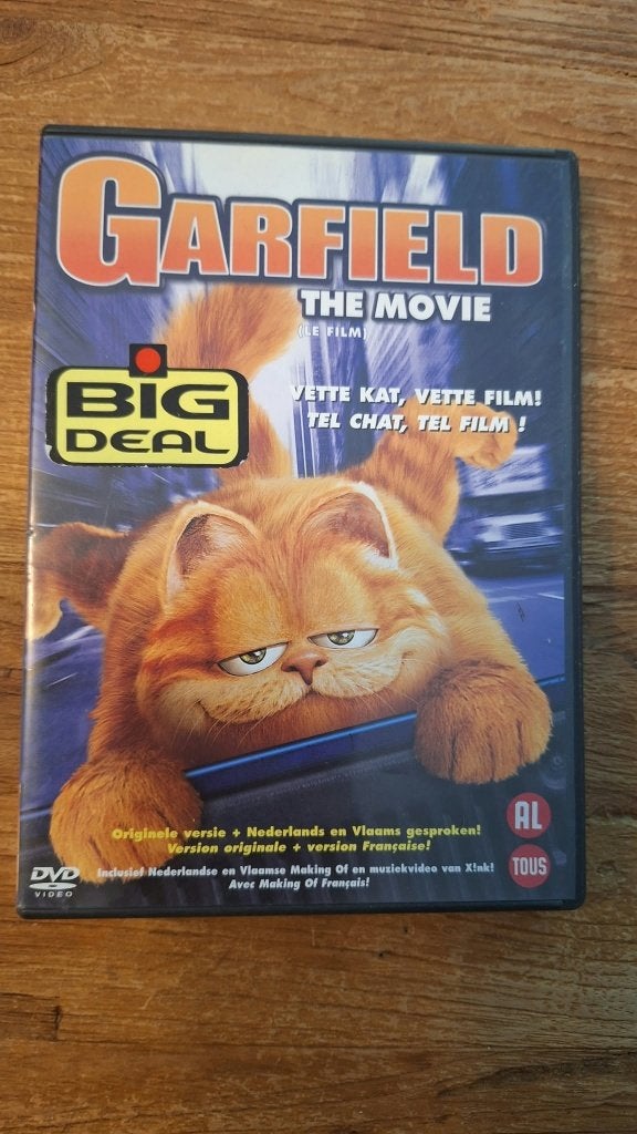 Garfield The Movie DVD - Vette Kat, Vette Film!, Alle leeftijden, Nederlands, Inclusief doosje, Ophalen of Verzenden