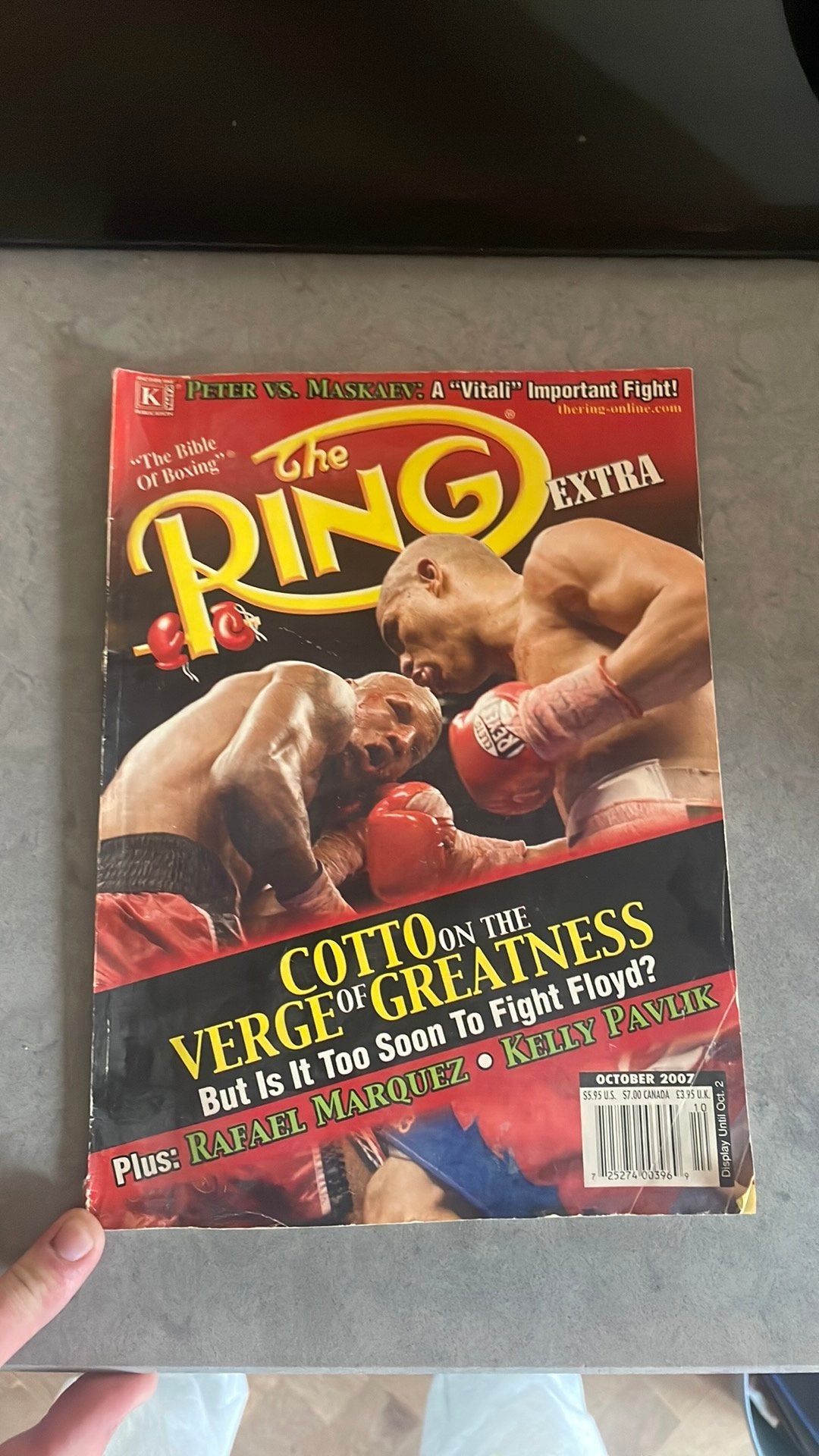 The Ring Extra Magazine - Oktober 2007 - Boksblad, Ophalen of Verzenden, Zo goed als nieuw, Overige typen