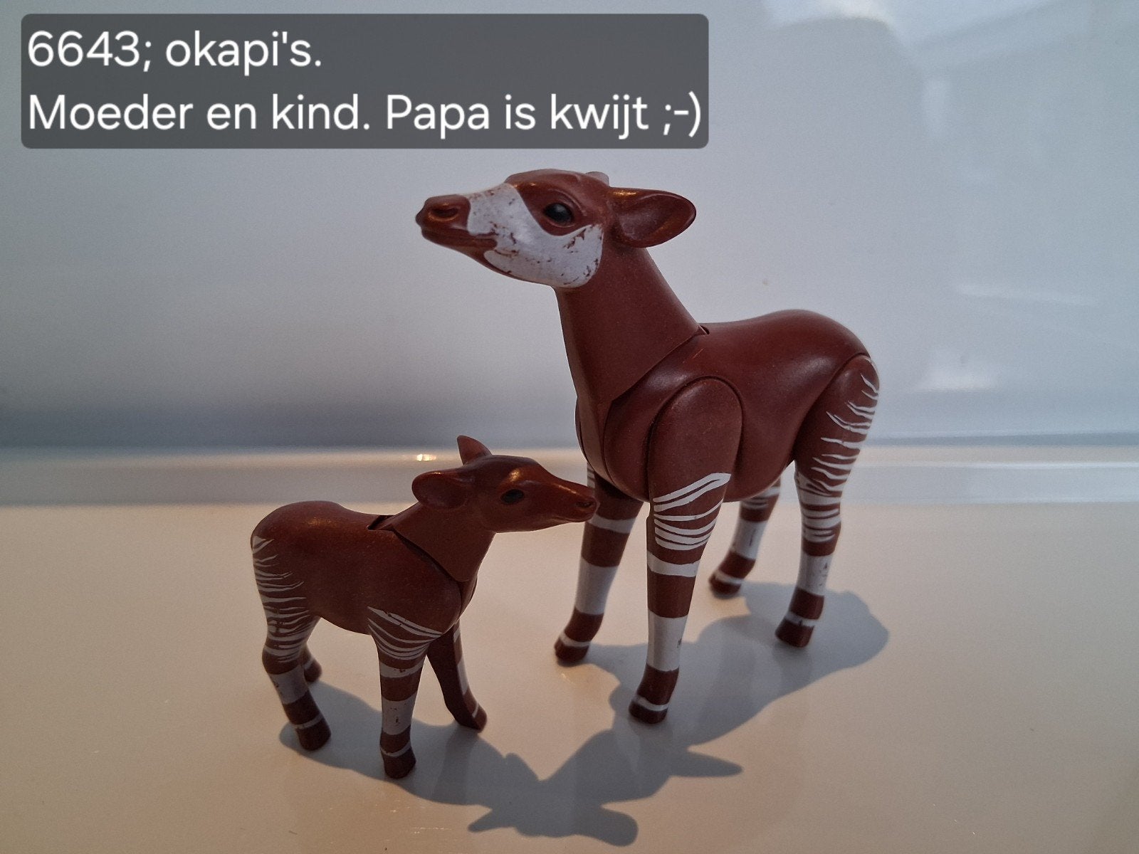 Playmobil Okapi's: Moeder en kind (6643), Ophalen, Gebruikt, Jongen of Meisje