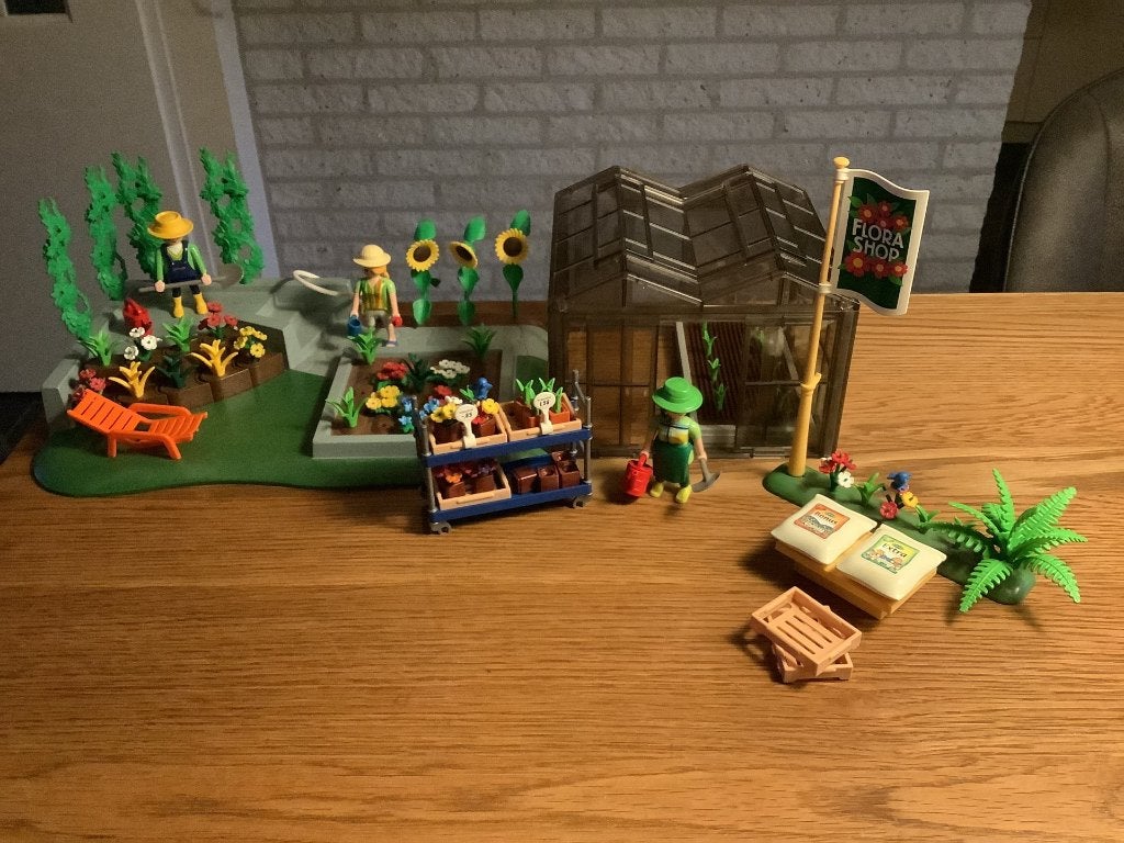 PLAYMOBIL FLORASHOP + TUIN, Ophalen of Verzenden, Gebruikt