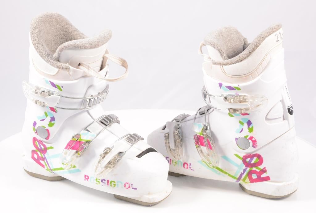 30 33 34 35 36 EU kinder skischoenen ROSSIGNOL FUN GIRL J3, Gebruikt, 100 tot 140 cm, Rossignol, Schoenen