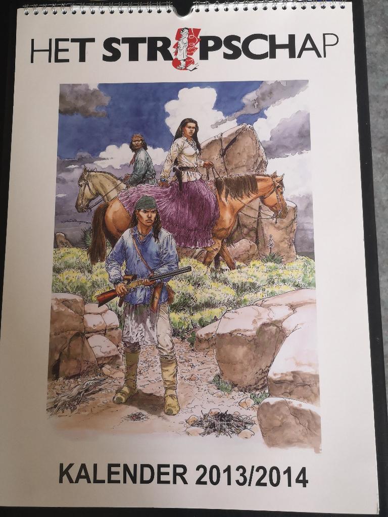 Stripschap kalender 2013 / 2014, Ophalen of Verzenden, Maandkalender, Zo goed als nieuw
