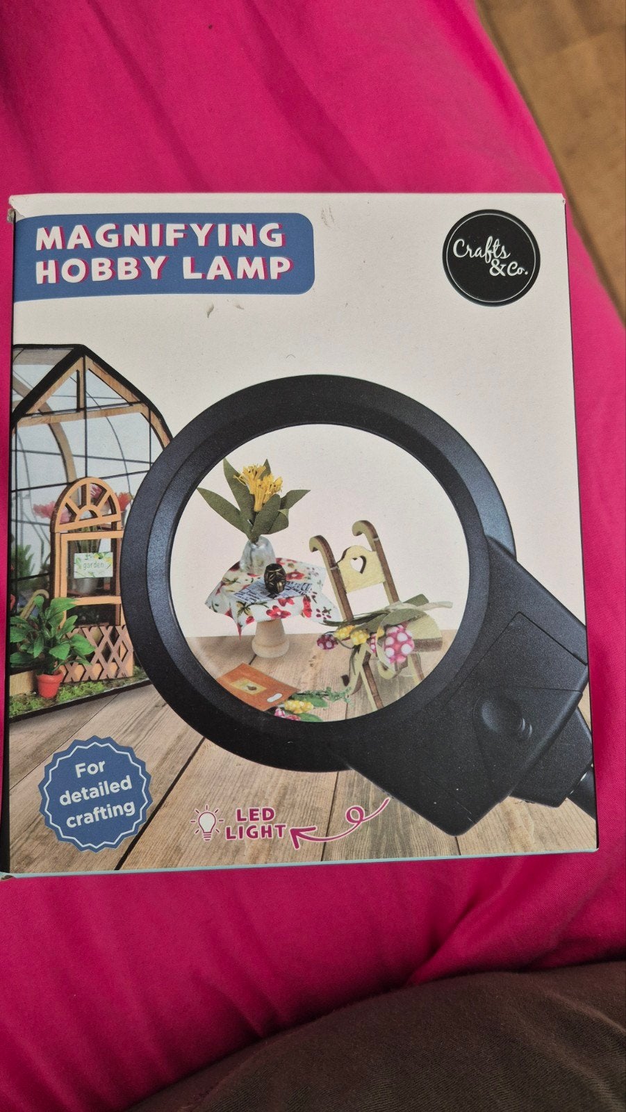 Hobby Loeplamp met LED Licht voor gedetailleerd knutselen, Ophalen of Verzenden, Nieuw, Loeplamp