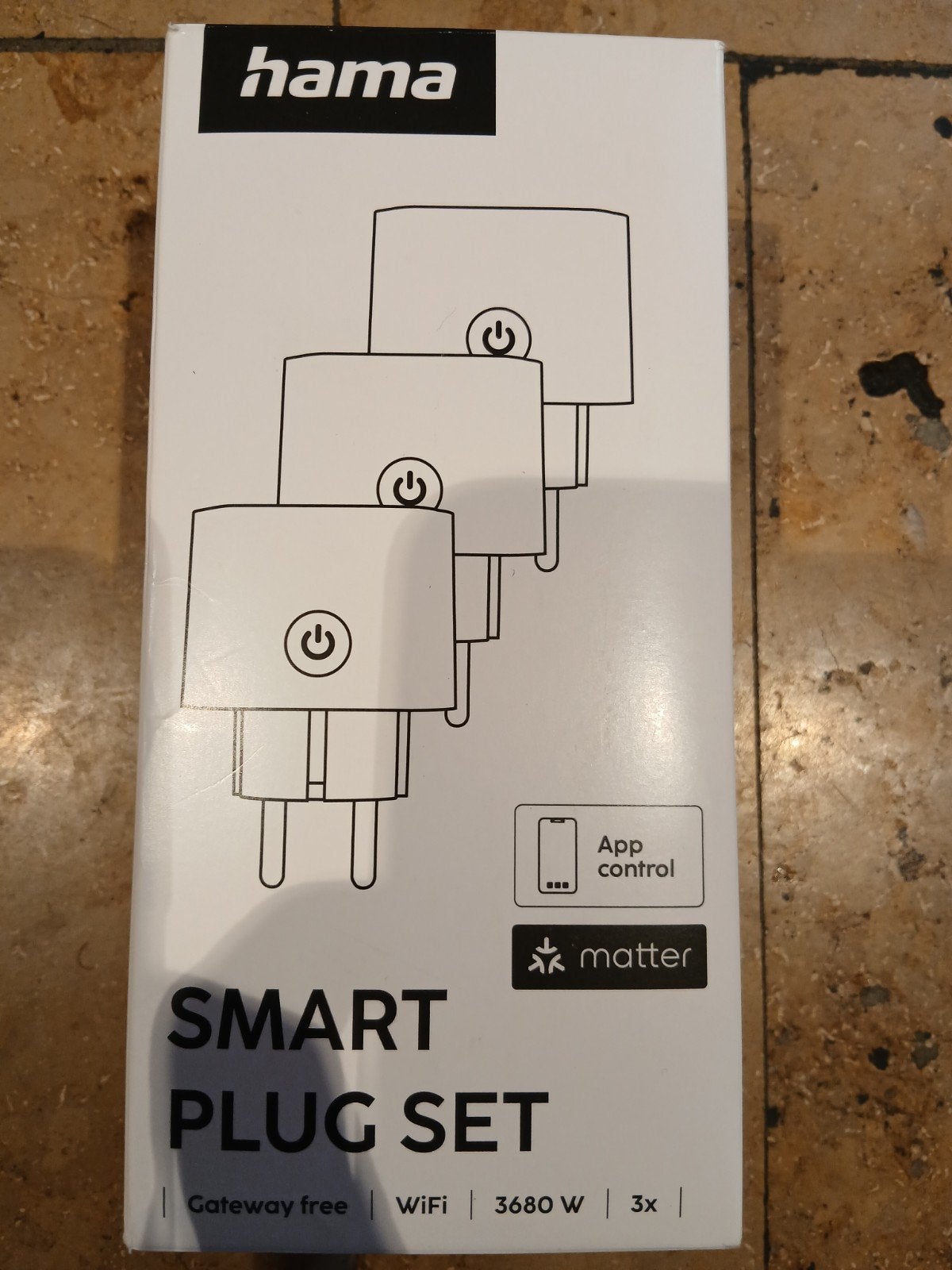 2x Hama Smart Plug Set 3680W - WiFi & Voice Assistant, Ophalen