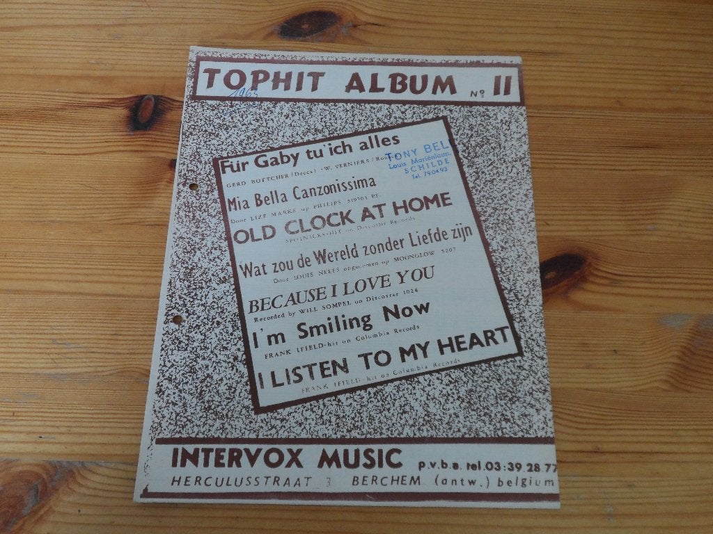 Tophit album nr. 11, Gebruikt, Gitaar, Ophalen of Verzenden, Artiest of Componist