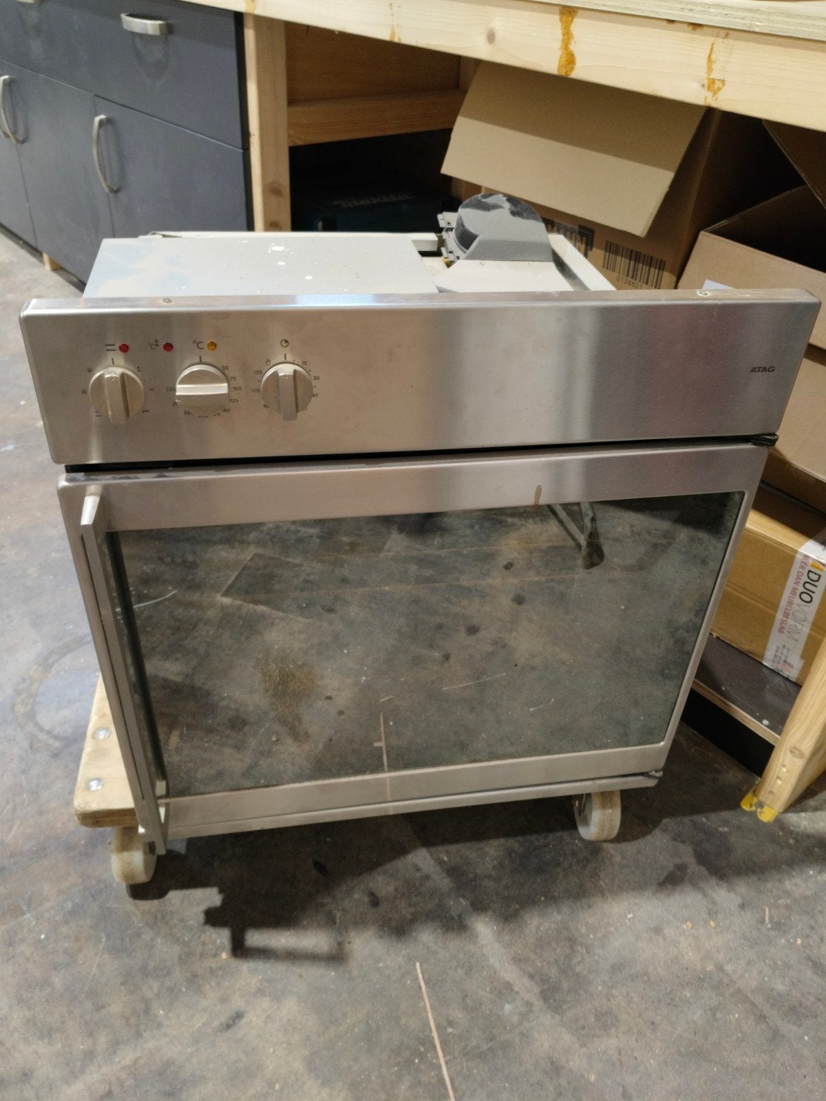 Atag Inbouwoven - Goed Werkend, Witgoed en Apparatuur, Ovens, Ophalen, Gebruikt, Oven, Inbouw
