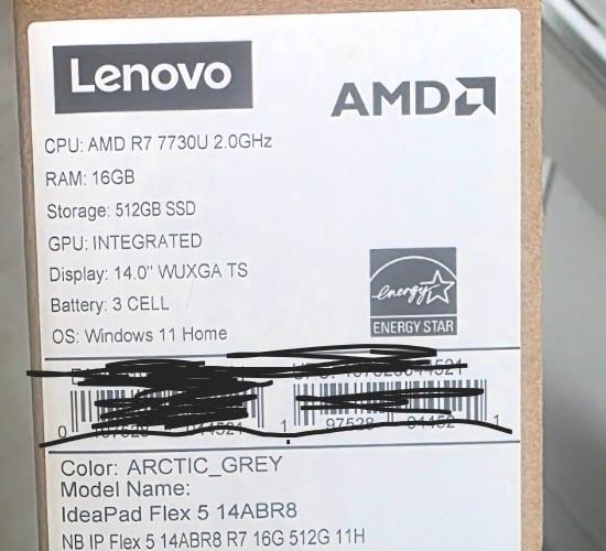 Lenovo IdeaPad Flex 5 + 1TB SSD + Samsung Galaxy Tab A8, Nieuw, Ophalen of Verzenden, AMD Ryzen 7, SSD