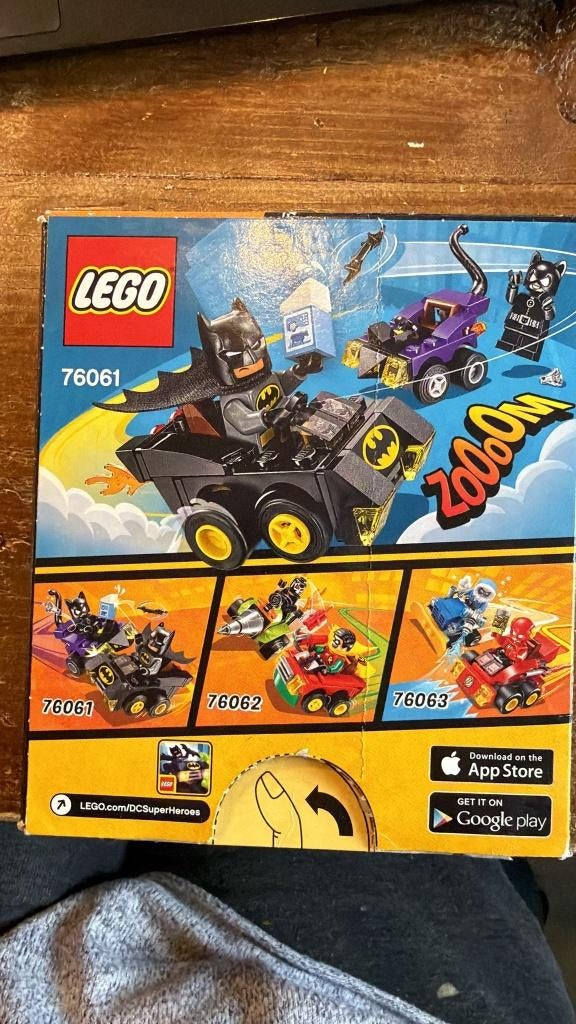 Lego DC Comics 76061 – Mighty Micros: Batman vs Catwoman, Ophalen of Verzenden, Zo goed als nieuw, Complete set, Lego