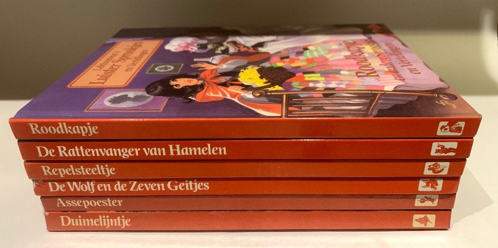 5x Boek Lekturama Luister Sprookjes - oa Roodkapje, Boeken, Sprookjes en Fabels, Ophalen of Verzenden, Zo goed als nieuw