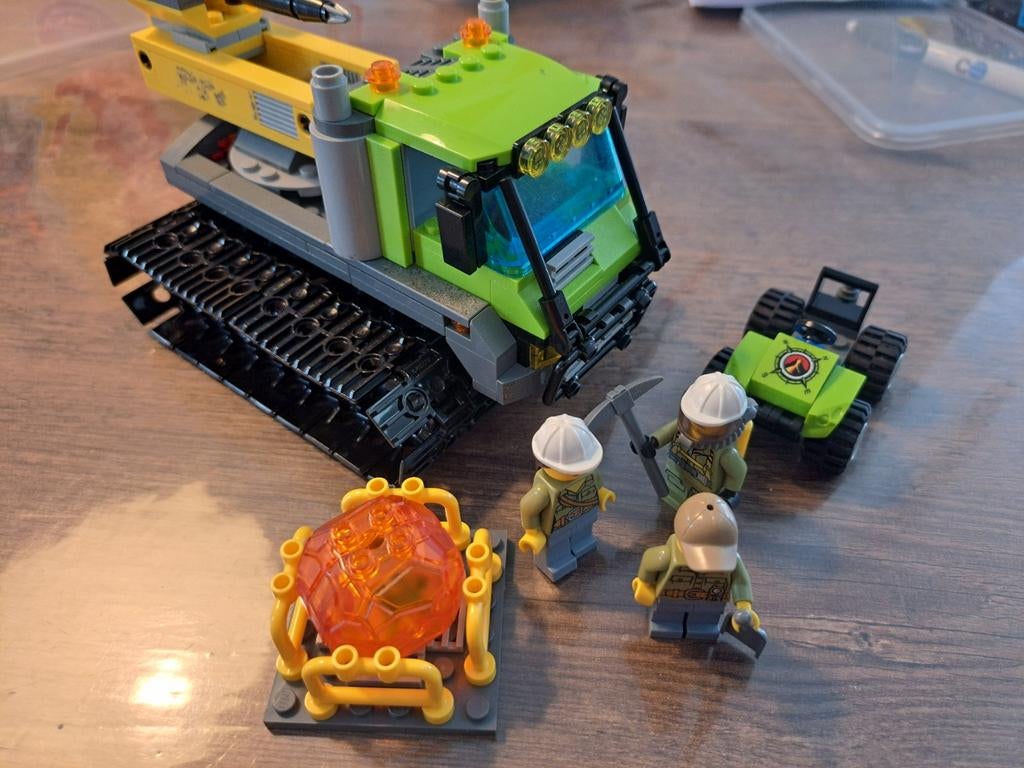 Lego City 60122 Vulkaanrupsvoertuig, Lego, Ophalen of Verzenden, Complete set, Compleet