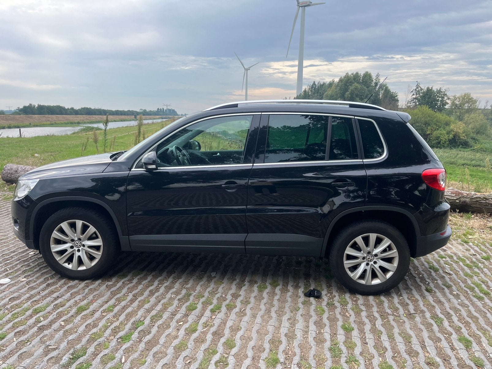 Volkswagen Tiguan 1.4 TSI 110KW 4MOTION 2009 Zwart, Auto's, Volkswagen, 13 km/l, Stof, Zwart, 4 cilinders