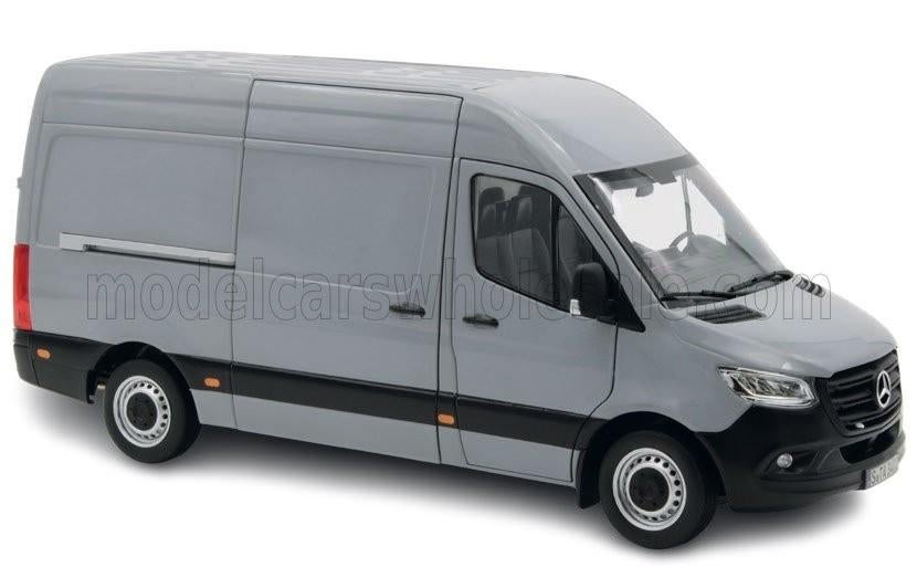 NOREV Mercedes Sprinter Van Transporter 2018 Grijs 1:18, Hobby en Vrije tijd, Modelauto's | 1:18, Auto, Onbekend, Nieuw, Norev