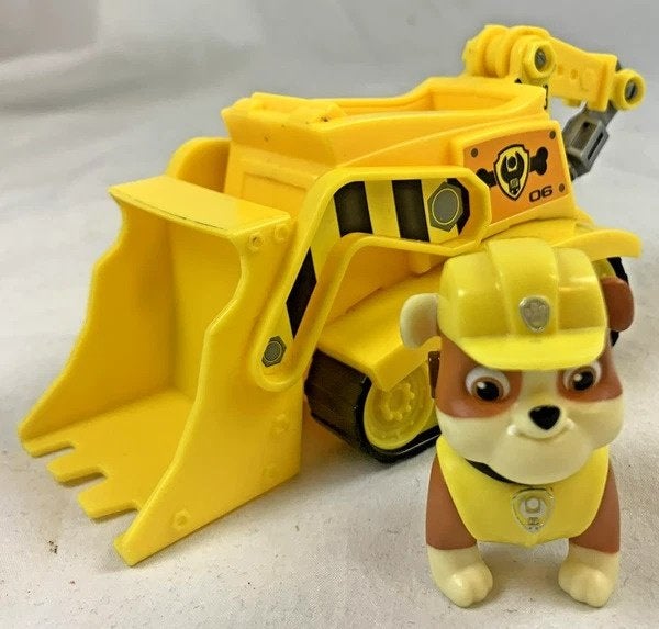 Spin Master PAW Patrol Rubble's Bulldozer met figuur Rubble, Coolsingel 104, 3011 AG Rotterdam, Netherlands, Verzenden, Zo goed als nieuw