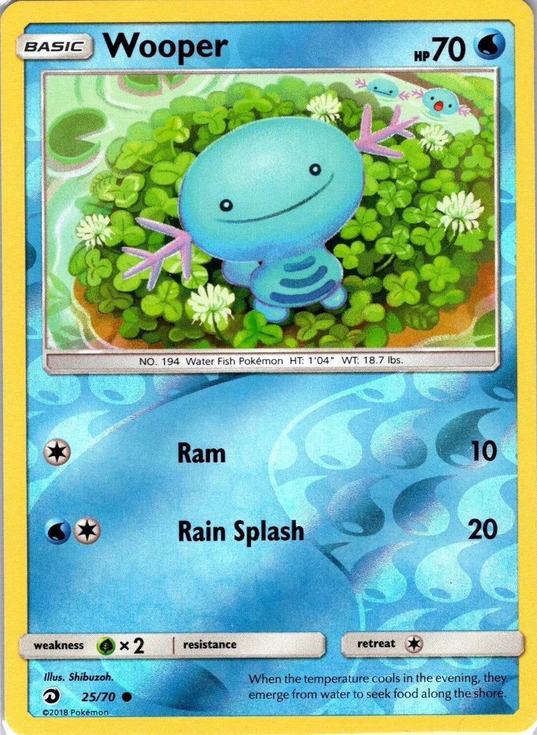 GEZOCHT: Wooper Dragon Majesty reverse holo, Ophalen of Verzenden, Zo goed als nieuw