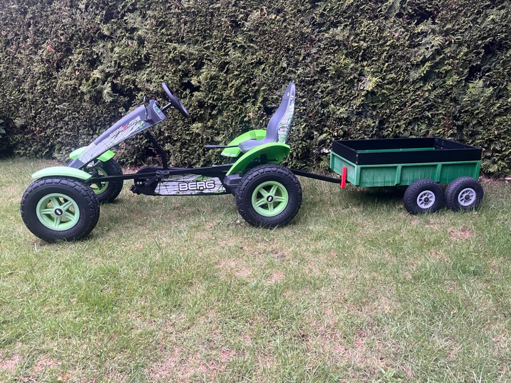 Berg skelter met tandem trailer XL, Ophalen, Gebruikt, Trapvoertuig