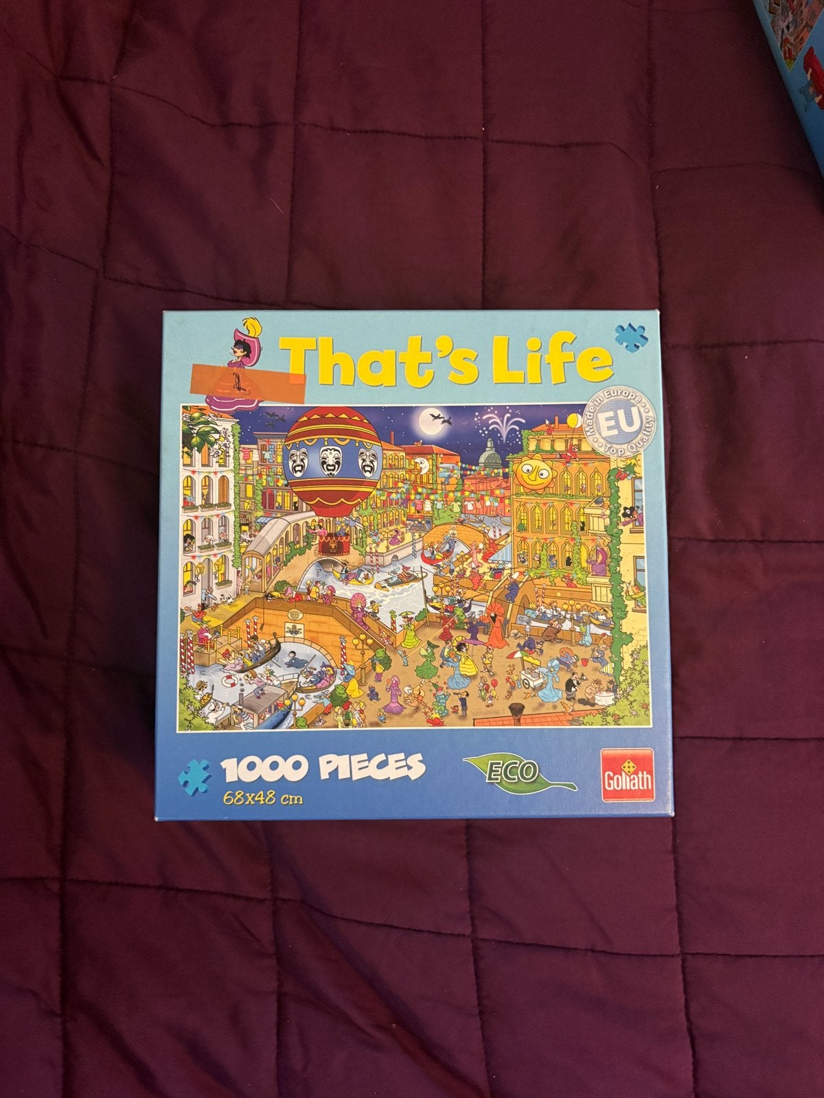 That's Life legpuzzel - 1000 stukjes, Ophalen of Verzenden, 500 t/m 1500 stukjes, Zo goed als nieuw, Legpuzzel