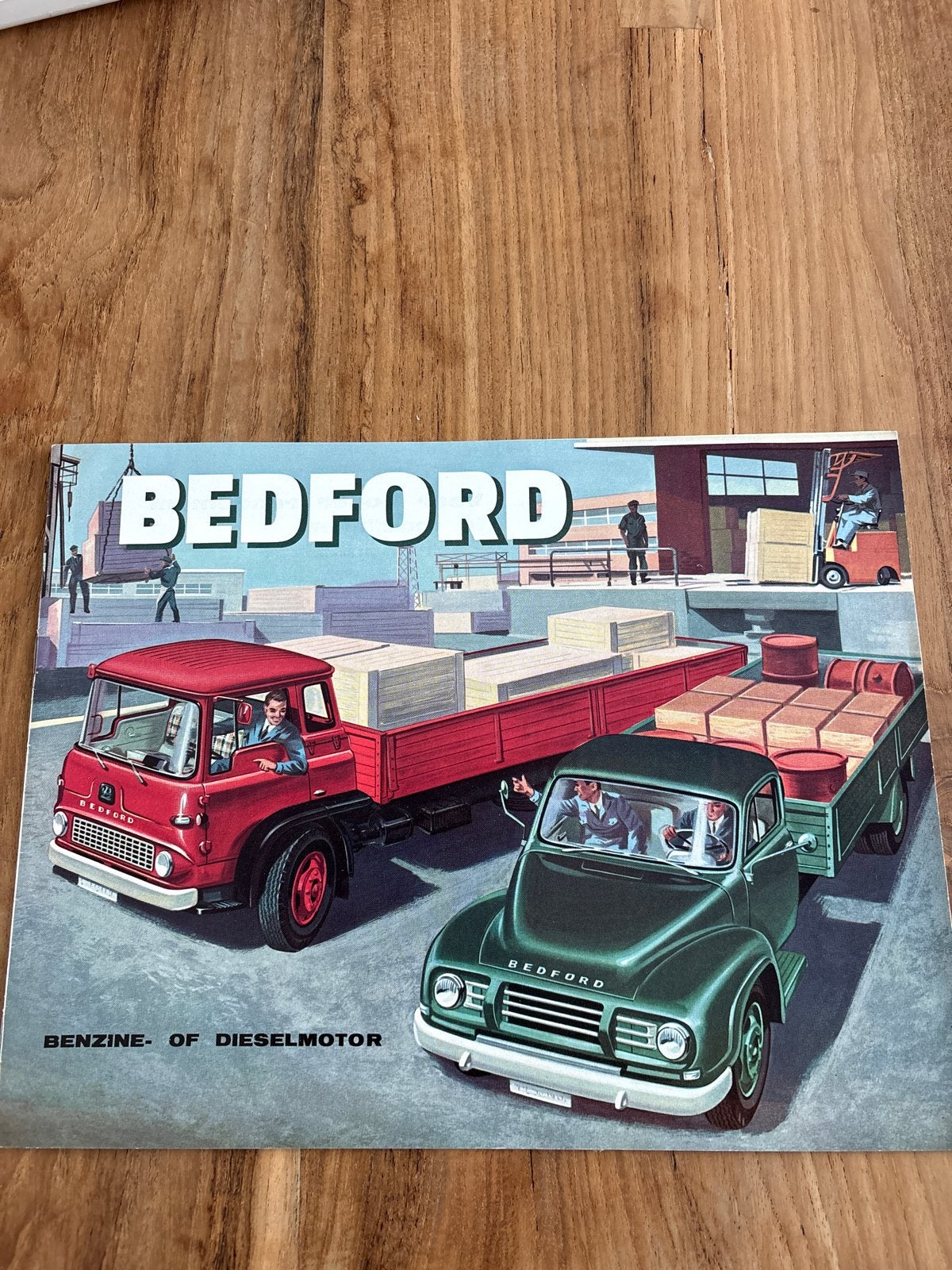 Bedford Vrachtwagen Brochure - Benzine- of Dieselmotor, Ophalen of Verzenden, Zo goed als nieuw, Overige merken
